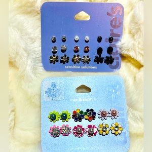 Set 15 pair of Claire’s earrings mix-and-match new